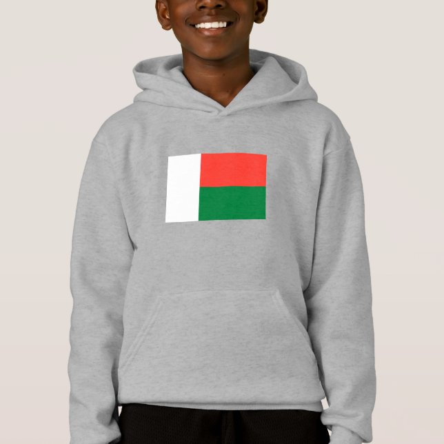 Madagaskars flagga t shirt (Framsida)