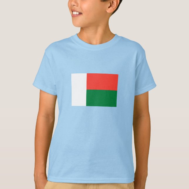 Madagaskars flagga t shirt (Framsida)