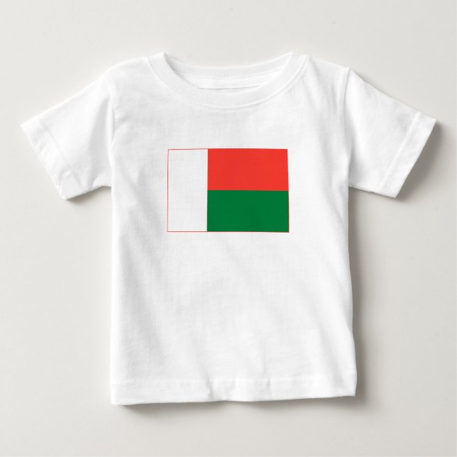 Madagaskars flagga t shirt (Framsida)