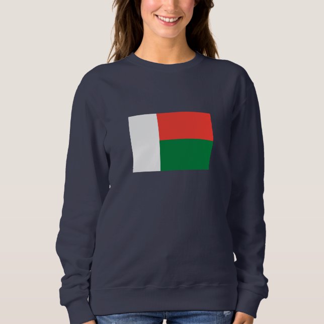 Madagaskars flagga t shirt (Framsida)