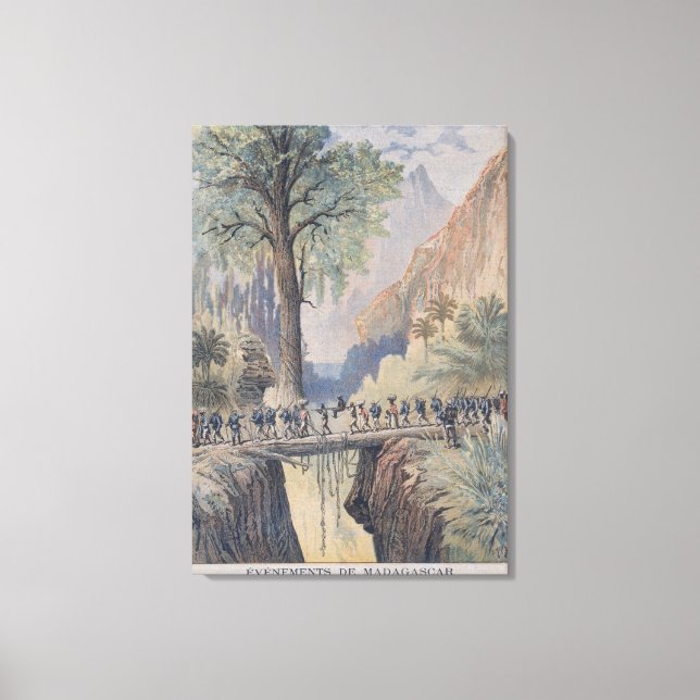 Madagaskars generalsekreterare canvastryck (Framsida)