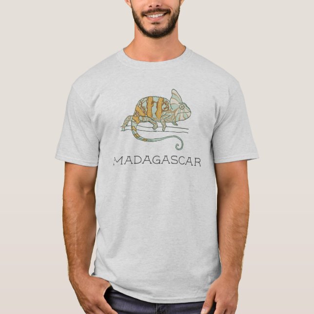 Madagaskars kameleon, manar t shirt (Framsida)