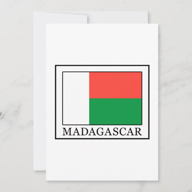 Madagaskars kort (Framsida)