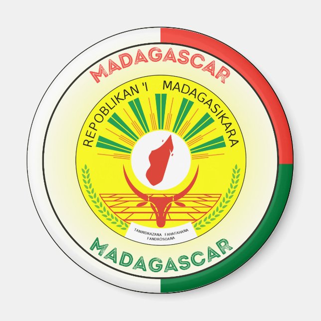 Madagaskars kulturarvssymbol magnet (Framsidan)