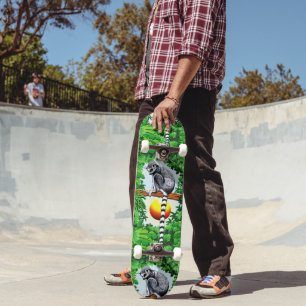 Madagaskars medborgare mini skateboard bräda 18,5 cm