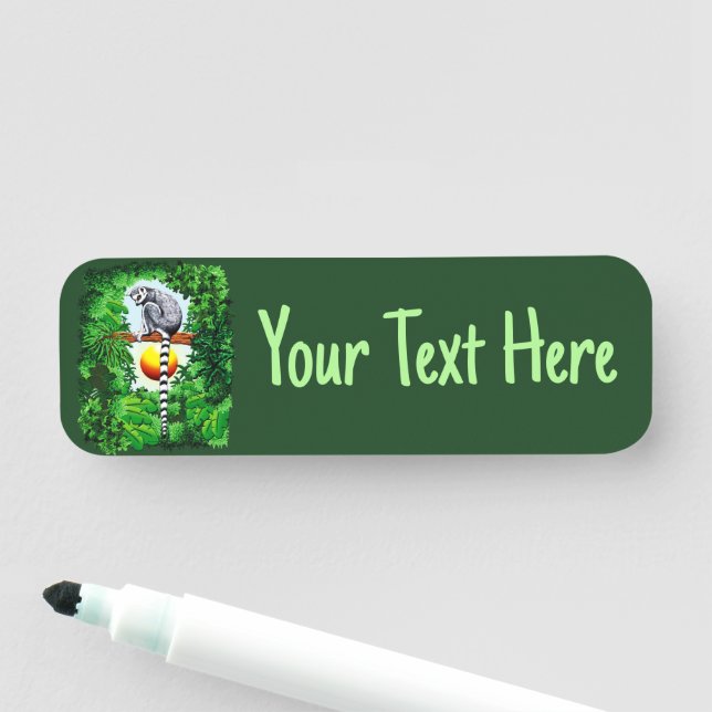 Madagaskars medborgare namnbricka (På plats)