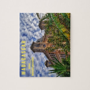 Madagaskars slott i Jungle - 10x8-pussel Pussel