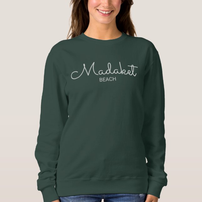 Madaket Sweatshirt Cursive T Shirt (Framsida)