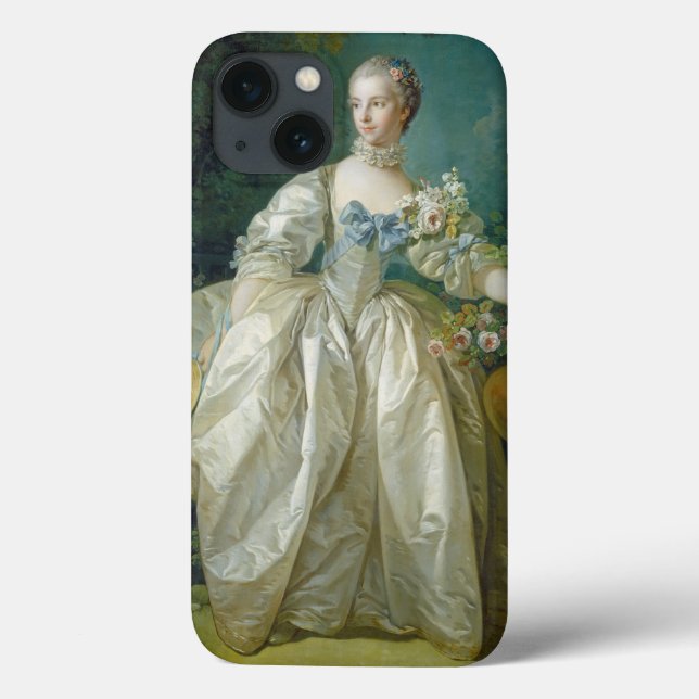 Madam Bergeret, C. 1766 (olja på kanfas) (Baksida)