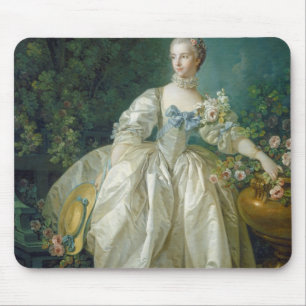Madam Bergeret, C. 1766 (olja på kanfas) Musmatta