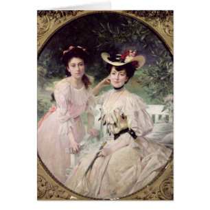 Madam Collas och henne Dotter, Giselle, 1903 Hälsningskort