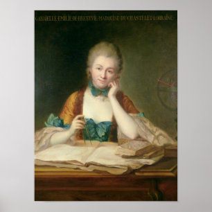 Madam de Chatelet-Lomont Poster