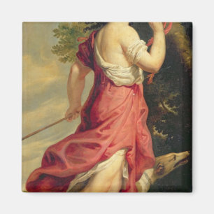 Madam de Montespan som Diana huntressen Magnet