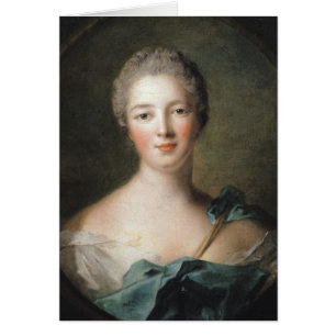 Madam de Pompadour 1748 Hälsningskort