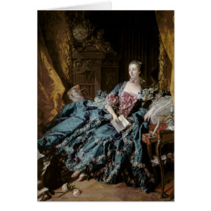 Madam de Pompadour, 1756 Hälsningskort