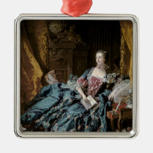 Madam de Pompadour, 1756 Julgransprydnad Metall