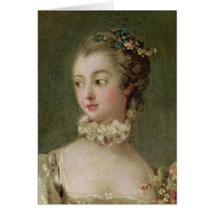 Madam de Pompadour Hälsningskort