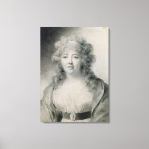 Madam de Stael 1810 Canvastryck