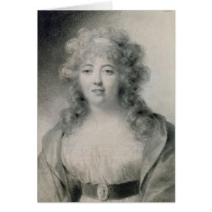 Madam de Stael 1810 Hälsningskort