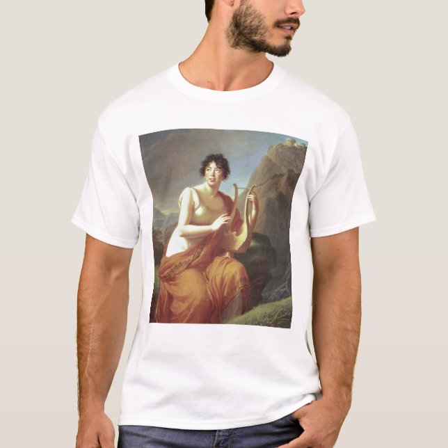 Madam de Stael som Corinne, 1809 T Shirt (Framsida)