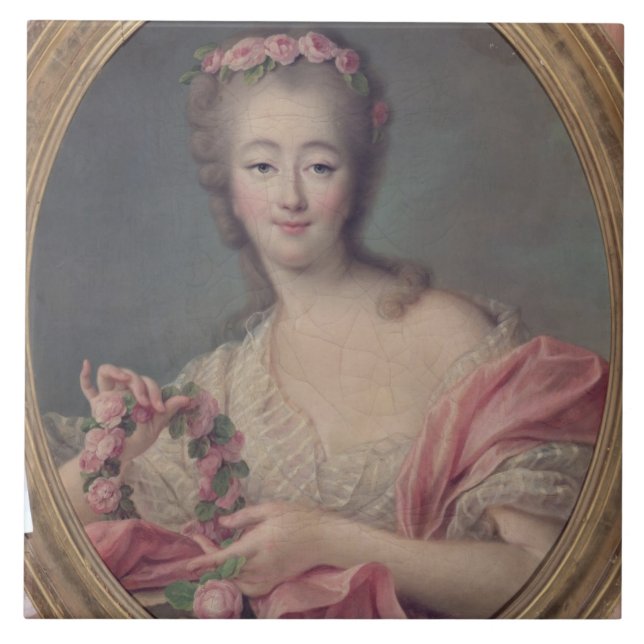 Madam du Barry, 1770 Kakelplatta (Framsidan)