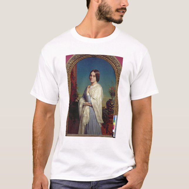 Madam Edouard Dubufe 1842 T Shirt (Framsida)