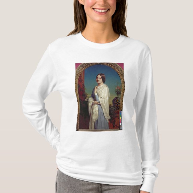Madam Edouard Dubufe 1842 Tee Shirt (Framsida)