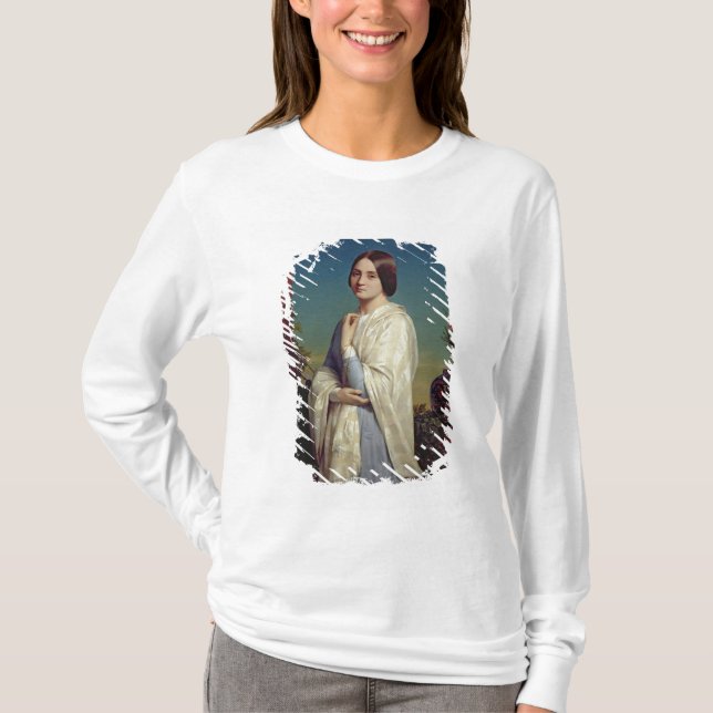 Madam Edouard Dubufe 1842 Tee Shirt (Framsida)