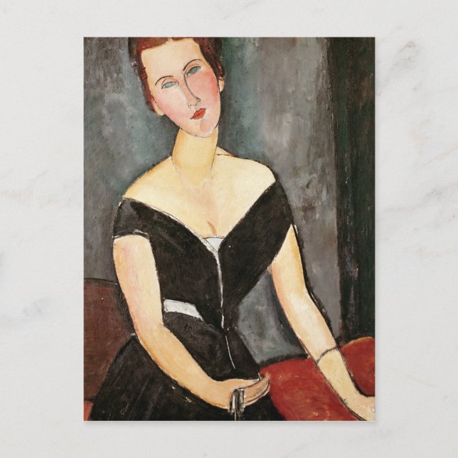 Madam G. skåpbil Muyden, 1917 Vykort (Framsida)