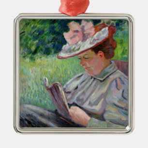 Madam Guillaumin, c.1895 (olja på kanfas) Julgransprydnad Metall