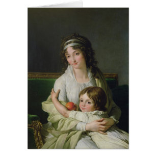 Madam Jeanne-Justine Boyer-Fonfrede och henne Hälsningskort