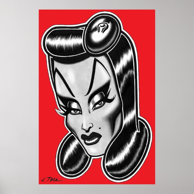Madam La Mars™ Poster (Framsidan)