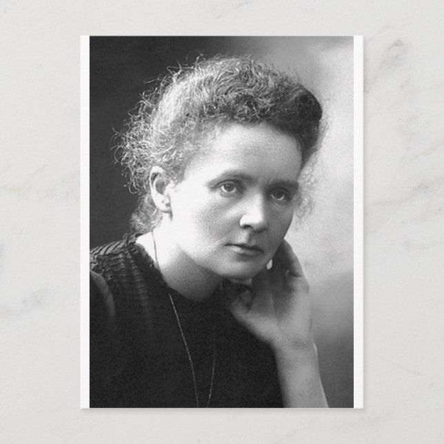 madam marie curie vykort (Framsida)