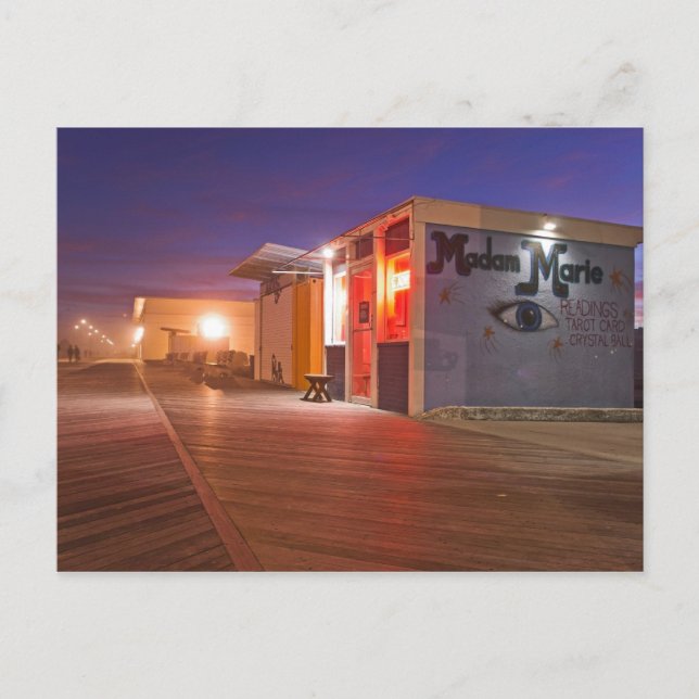 Madam Marie Spådam Vykort (Framsida)