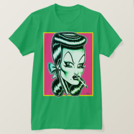 Madam Mars™/Kosmiska Färger/Grön T Shirt