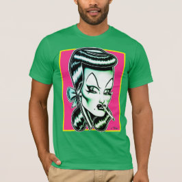 Madam Mars™/Kosmiska Färger/Grön T Shirt
