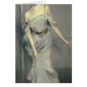 Madam max Charles, 1896 Hälsningskort