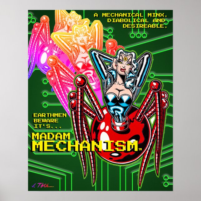Madam Mechanism™/Beware  Poster (Framsidan)