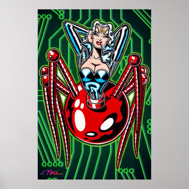 Madam Mechanism™/Mecha Spider  Poster (Framsidan)