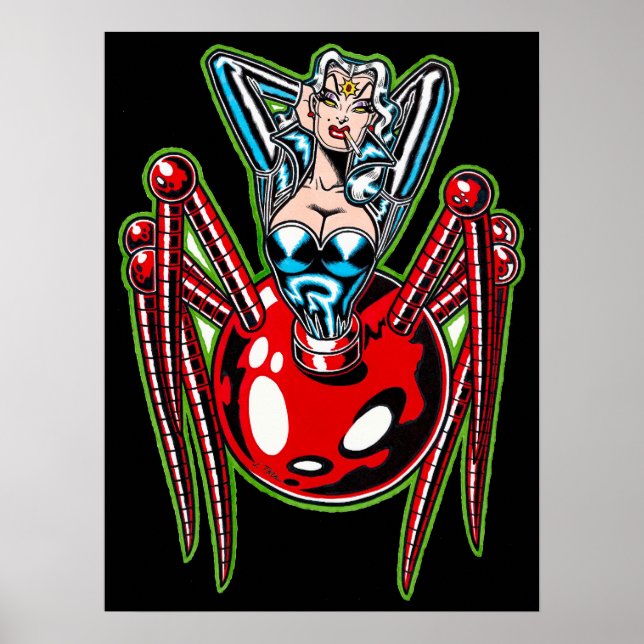 Madam Mechanism™/Mecha Spider Poster (Framsidan)