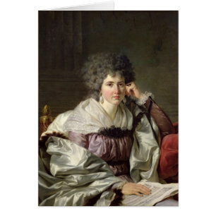 Madam Nicaise Perrin, nee Catherine Deleuze Hälsningskort