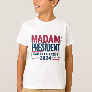 Madam President Kamala Harris 2024 Röst Demokrat  T Shirt
