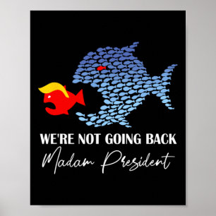 Madam President Roligt Stora Fiskar Äter Små Fiska Poster