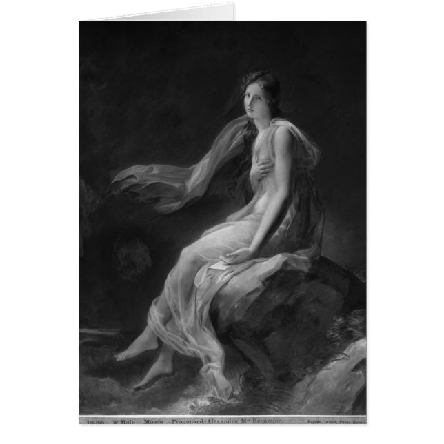 Madam Recamier Hälsningskort (Framsidan)