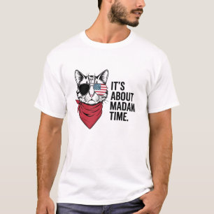 Madam Time President 2024 Kamala Harris DNC-kampan T Shirt