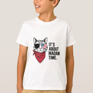 Madam Time President 2024 Kamala Harris DNC-kampan T Shirt