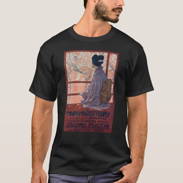 Madama Butterfly Vintage affisch (1904) T Shirt (Framsida)