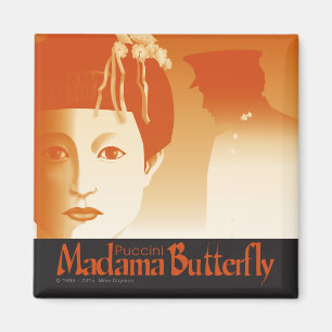 Madama fjäril! Opera Magnet