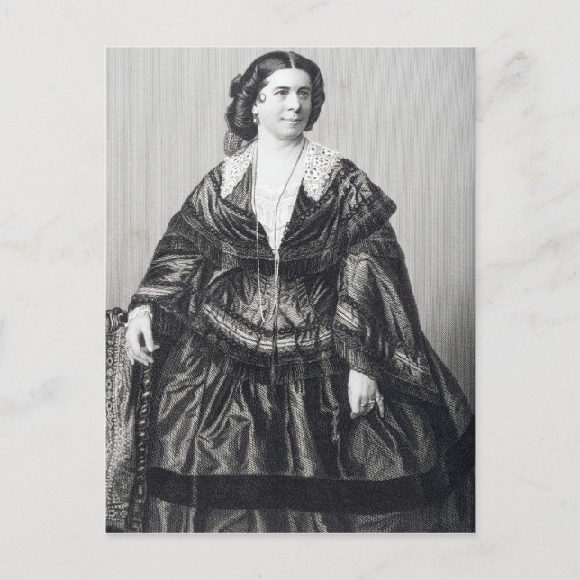 Madame Anna Bishop Vykort (Framsida)