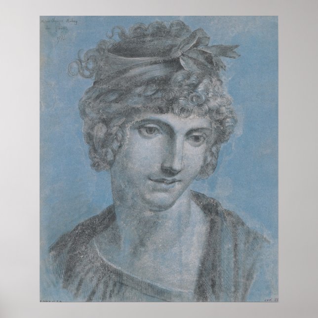 Madame Aubry Olympia of Gouges, 1784 Poster (Framsidan)